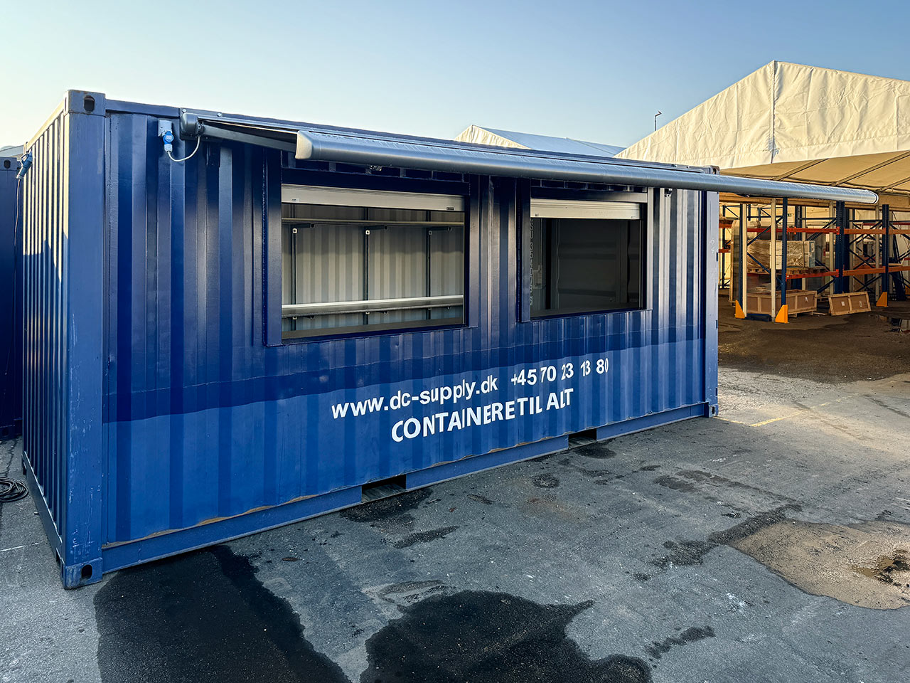 20 fods container salgsbod til udlejning